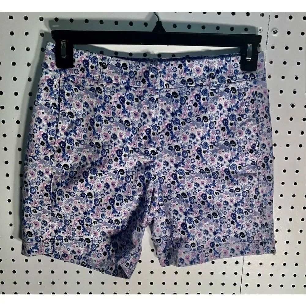 J.Crew floral chino shorts